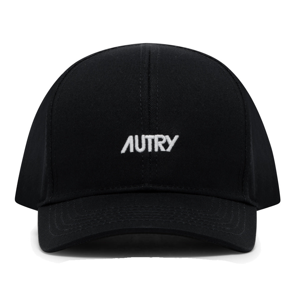 Cappellino Autry Baseball Cap With Embroidery Logo Black – vista frontale