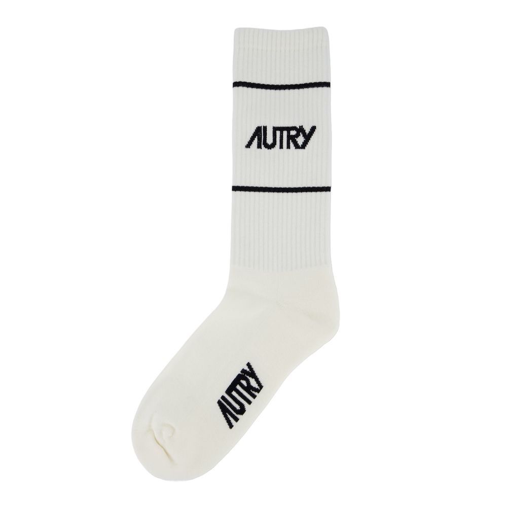 Autry Calzini in Spugna White – vista laterale