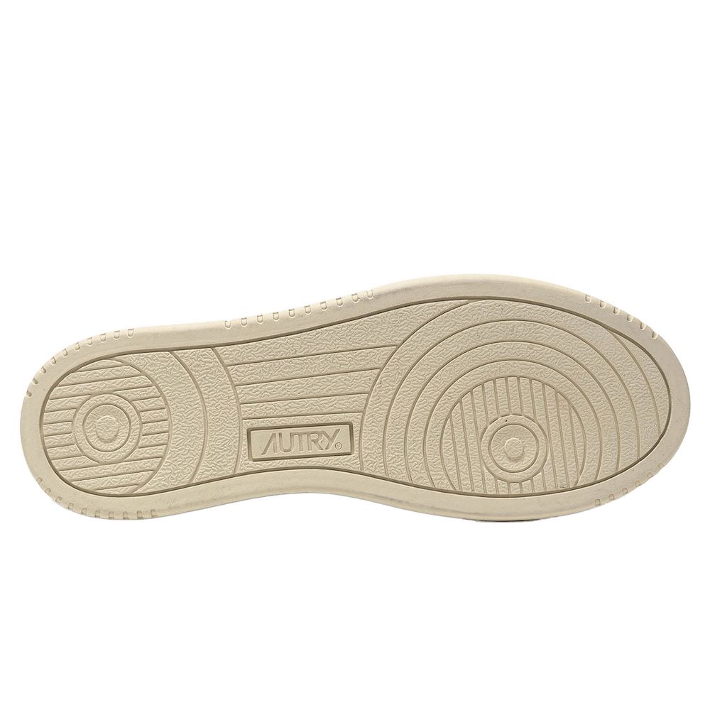 Sneaker Autry Medalist Low Man Leather/Suede White/Blue – suola in gomma