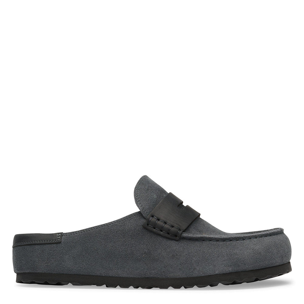 Zoccolo Birkenstock Naples Wrapped in pelle mista Charcoal – vista laterale