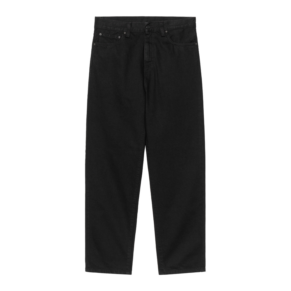 Jeans Carhartt WIP Aaron Pant Black Rinsed – vista frontale