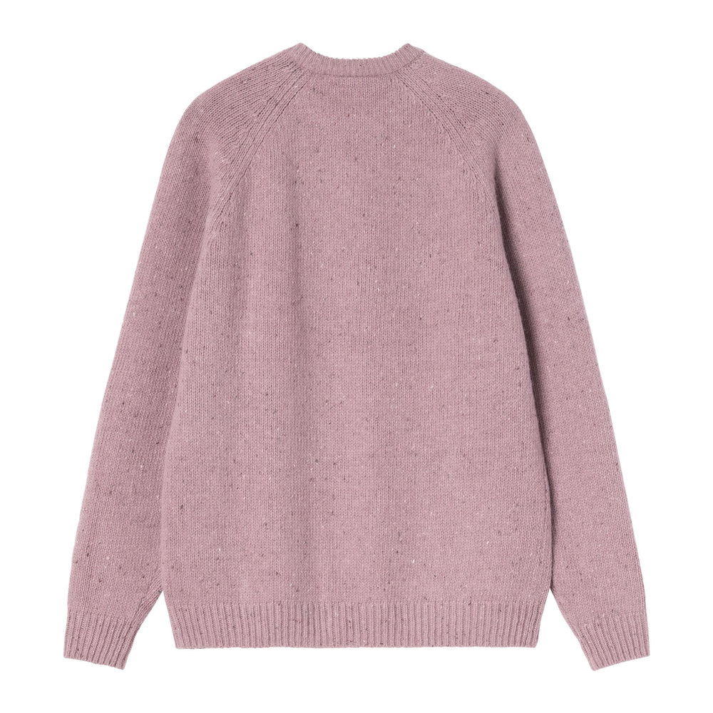 Maglione Carhartt WIP Anglistic Sweater Speckled Hortensia – vista posteriore