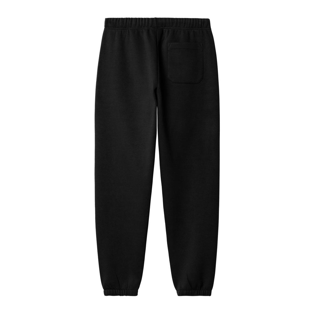 Pantaloni della tuta Carhartt WIP Chase Sweat Pant Black / Gold – vista posteriore