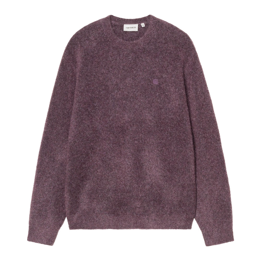 Maglione Carhartt WIP Curtis Sweater Tangled Shady Purple – vista frontale