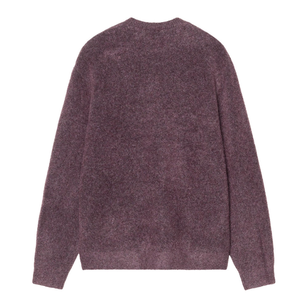 Maglione Carhartt WIP Curtis Sweater Tangled Shady Purple – vista posteriore