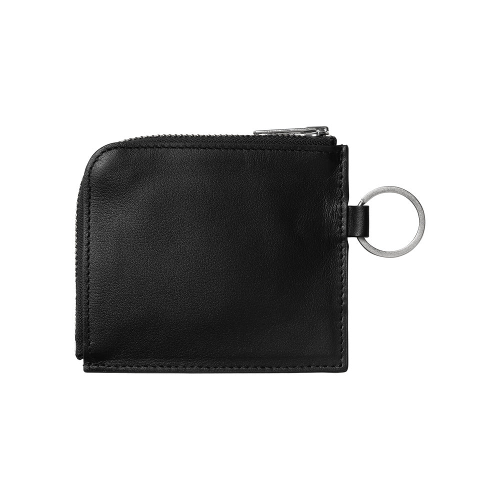 Portafoglio Carhartt WIP Double Vegas Zip Wallet Black / Silver – vista posteriore