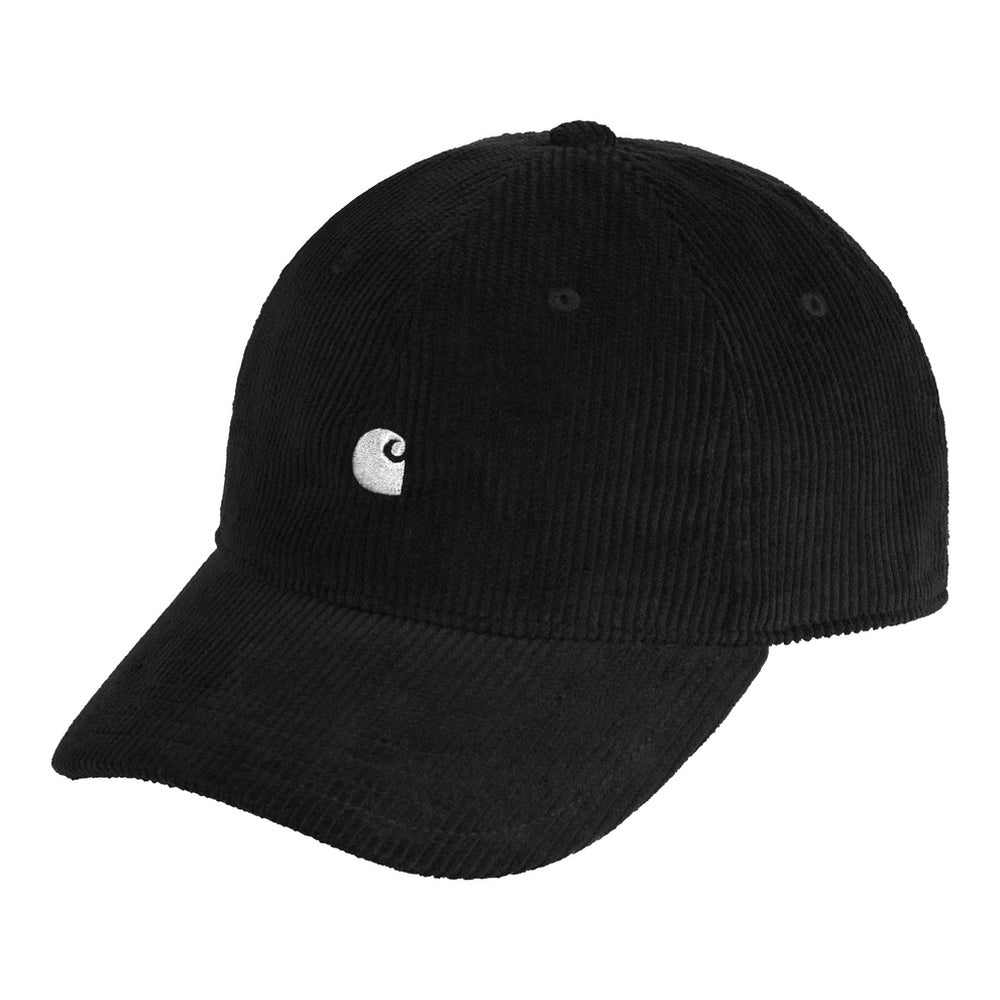 Cappellino Carhartt WIP Harlem Cap Black / White – vista frontale