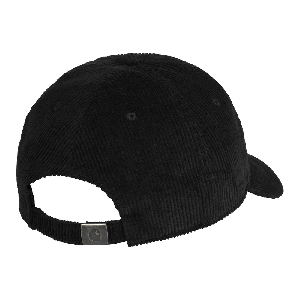 Cappellino Carhartt WIP Harlem Cap Black / White – vista posteriore