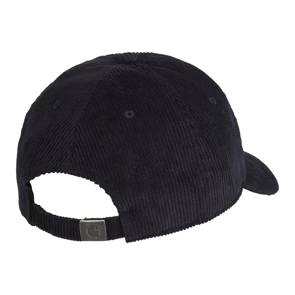 Cappellino Carhartt WIP Harlem Cap Dark Navy / White – vista posteriore