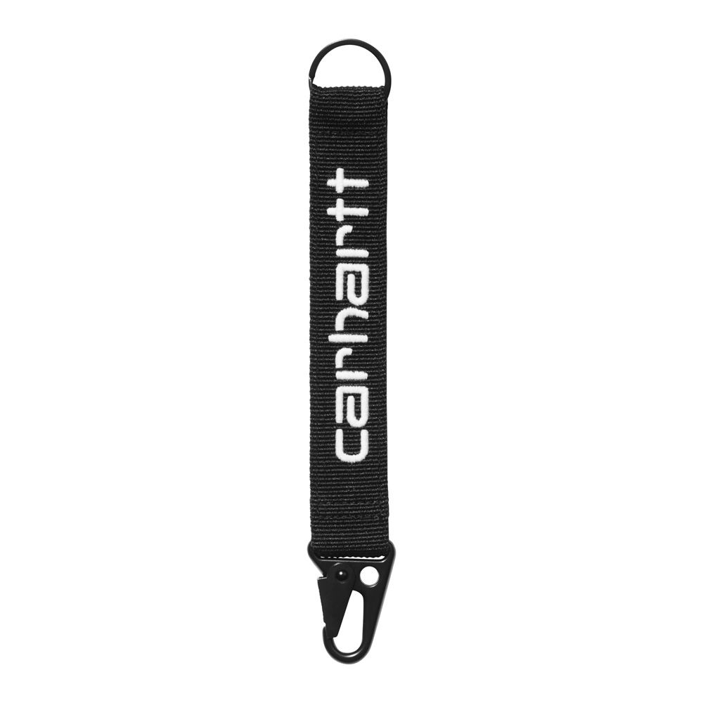 Portachiavi Carhartt WIP Jaden Keyholder Black / White – vista frontale