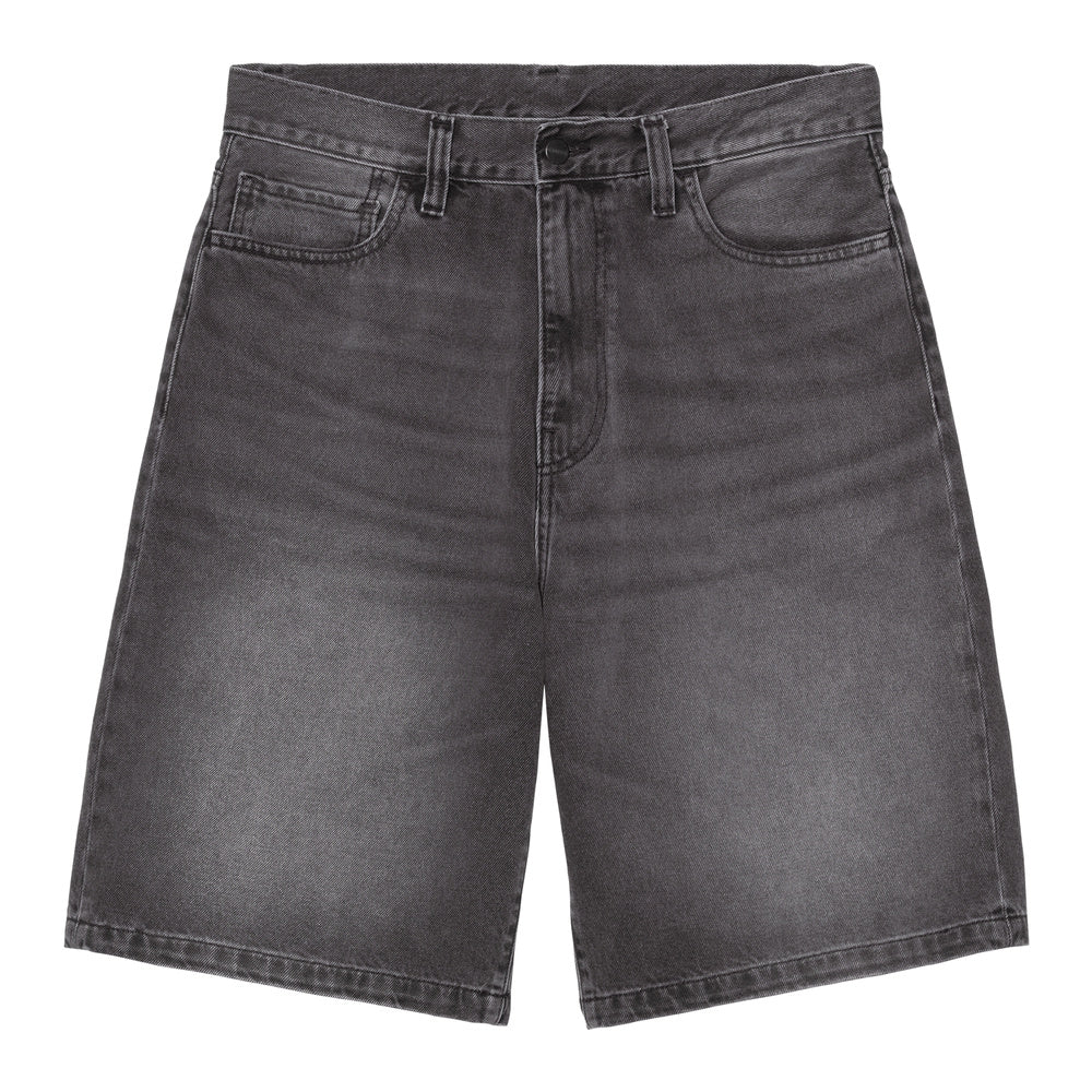 Short Carhartt WIP Landon Short Black Worn Bleached – vista frontale