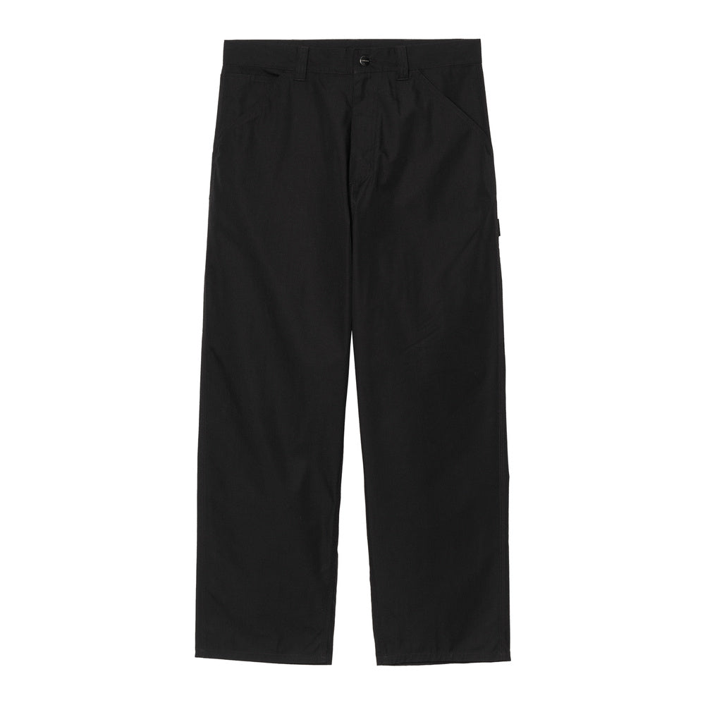 Pantaloni Carhartt WIP Postal Single Knee Pant Black – vista frontale