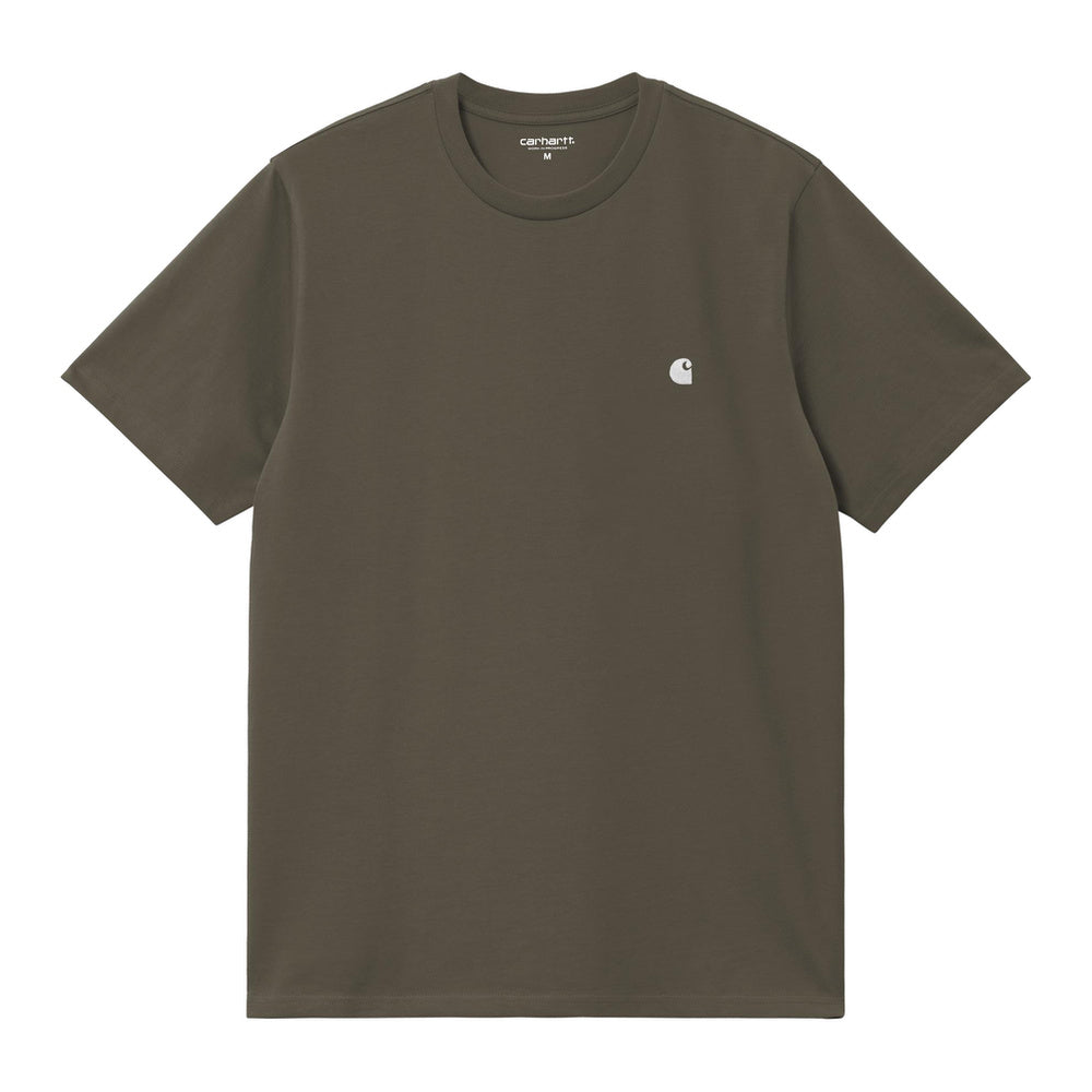 T-shirt Carhartt WIP S/S Madison T-Shirt Cypress / White – vista frontale