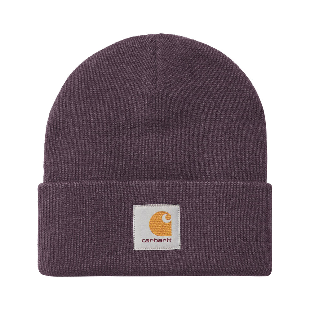 Berretto Carhartt WIP Short Watch Hat Cozy Purple – vista frontale