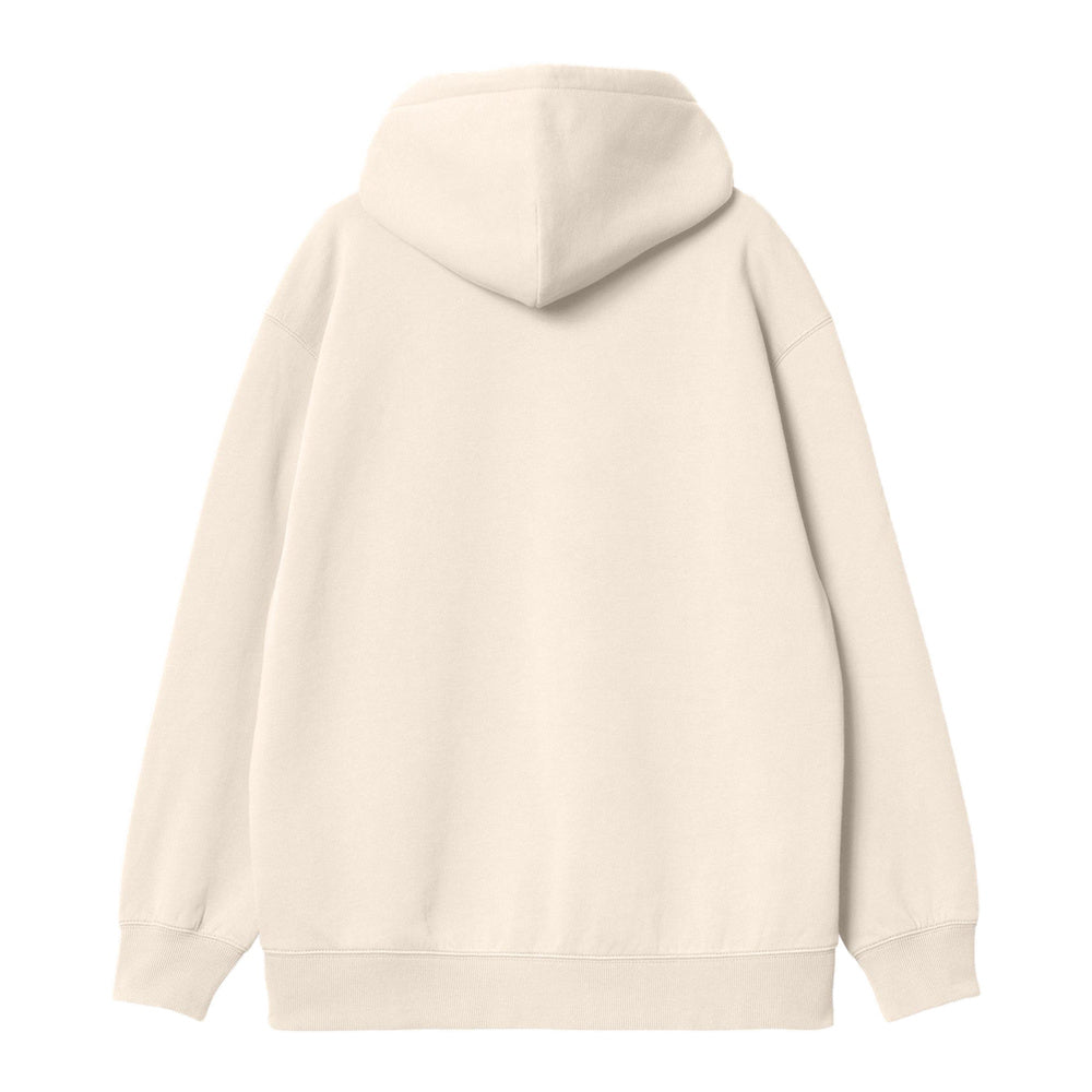 Felpa con cappuccio Carhartt WIP W' Hooded Carhartt Sweatshirt Wax – vista posteriore