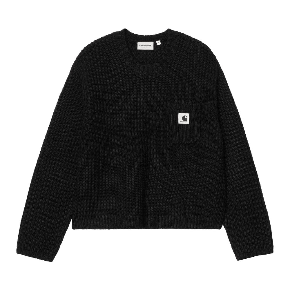 Maglione Carhartt WIP W' Mira Sweater Black – vista frontale