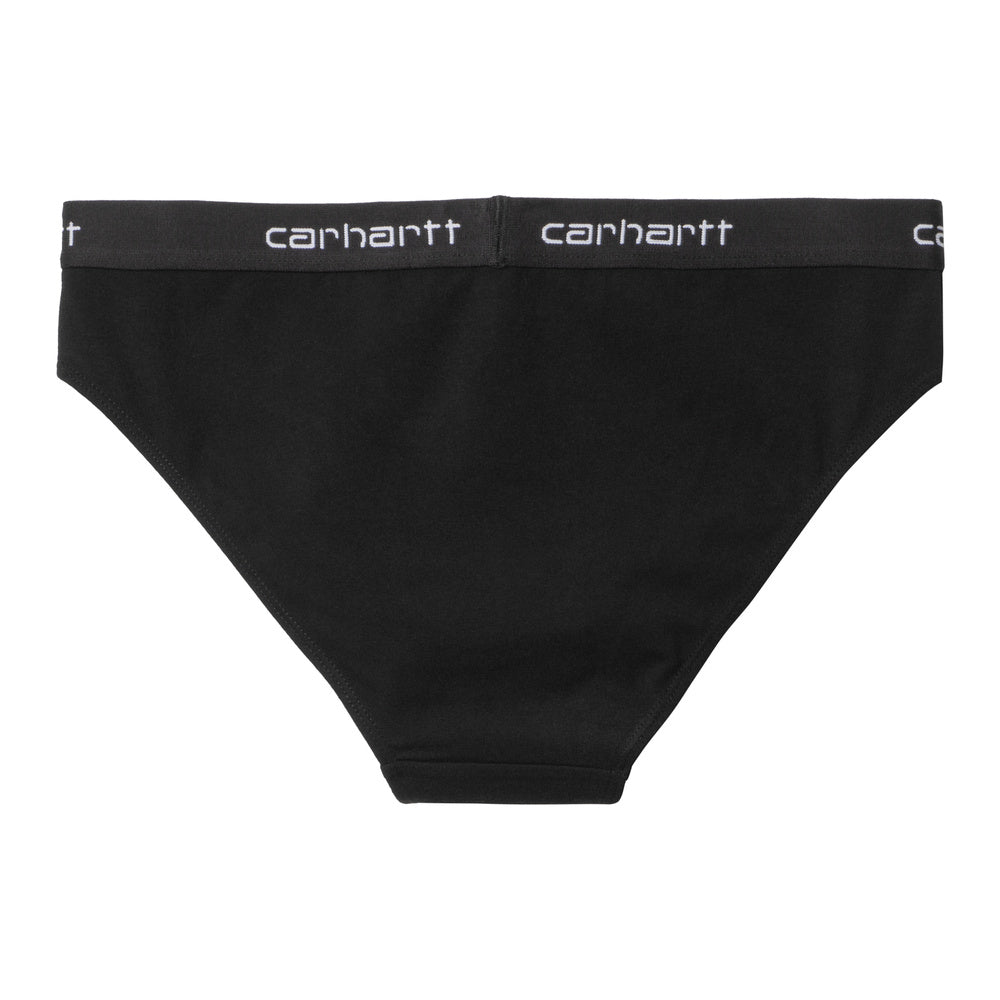 Slip Carhartt WIP W' Script Brief Black – vista posteriore