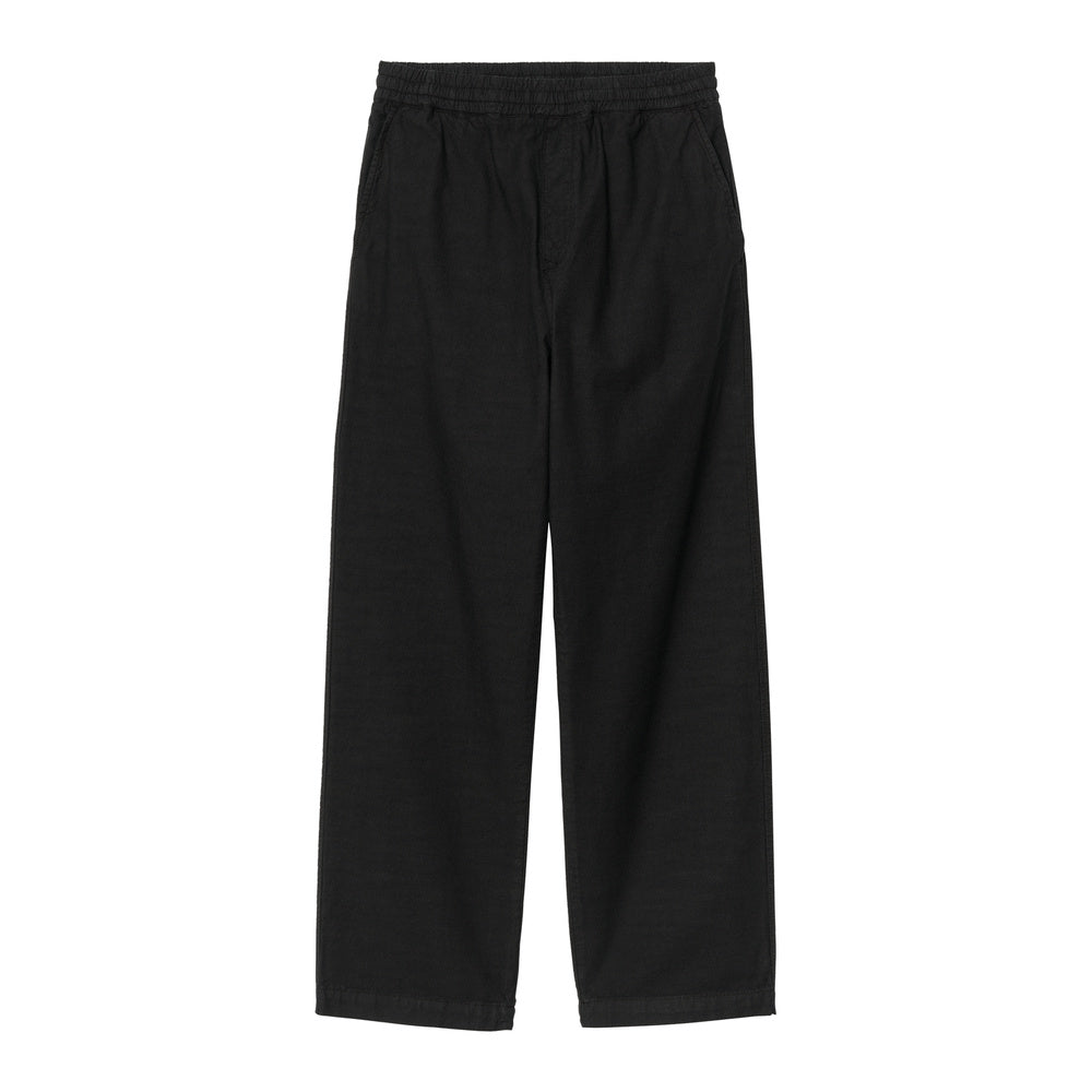 Pantaloni Carhartt WIP Walton Pant Black Garment Dyed – vista frontale