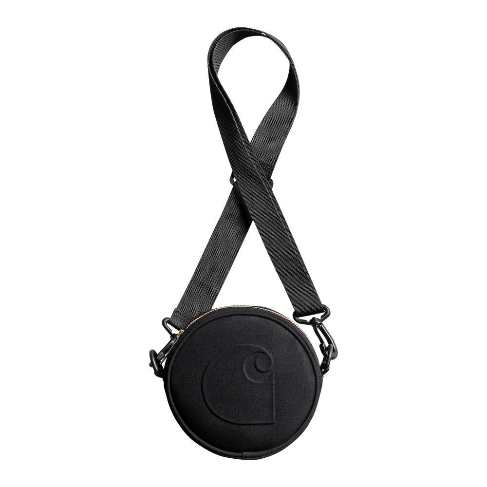 Borsa a tracolla Carhartt WIP Clarton Bag Black – vista frontale