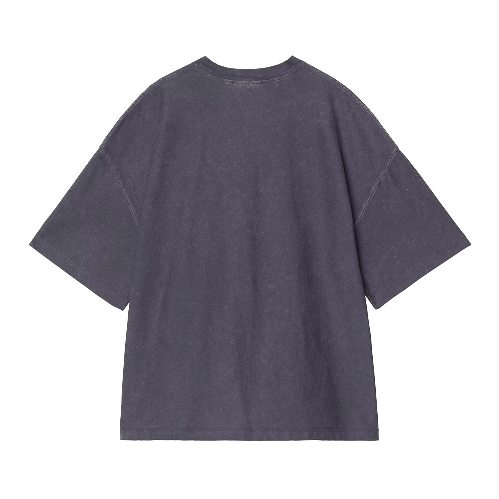 T-shirt Carhartt WIP S/S Lambert T-Shirt Dark Navy / Moon Wash – vista posteriore