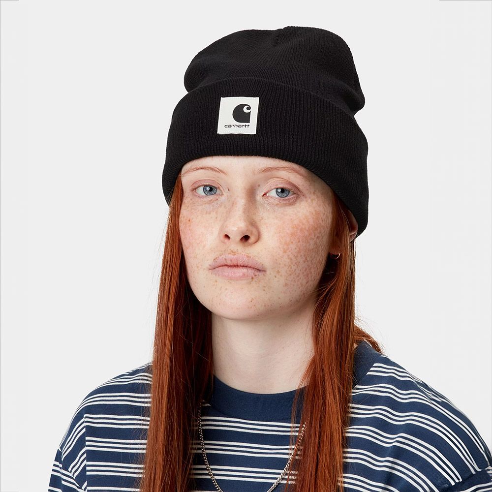 Berretto Carhartt WIP W' Ashley Beanie Black – indossato