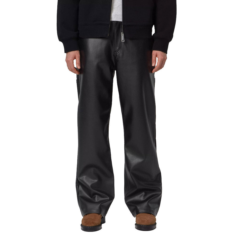 Pantaloni Carhartt WIP Women's Arizona Pant Black – indossati vista frontale
