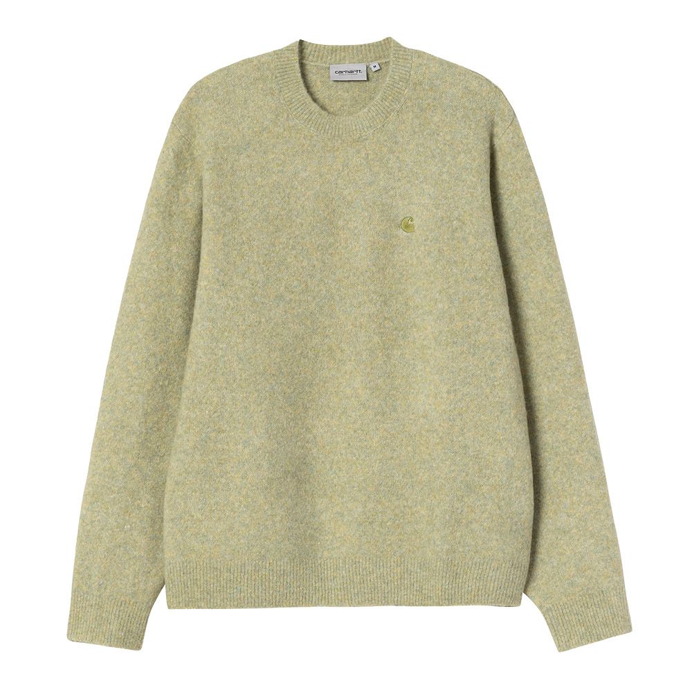 Maglione Carhartt WIP Curtis Sweater Tangled Brass – vista frontale