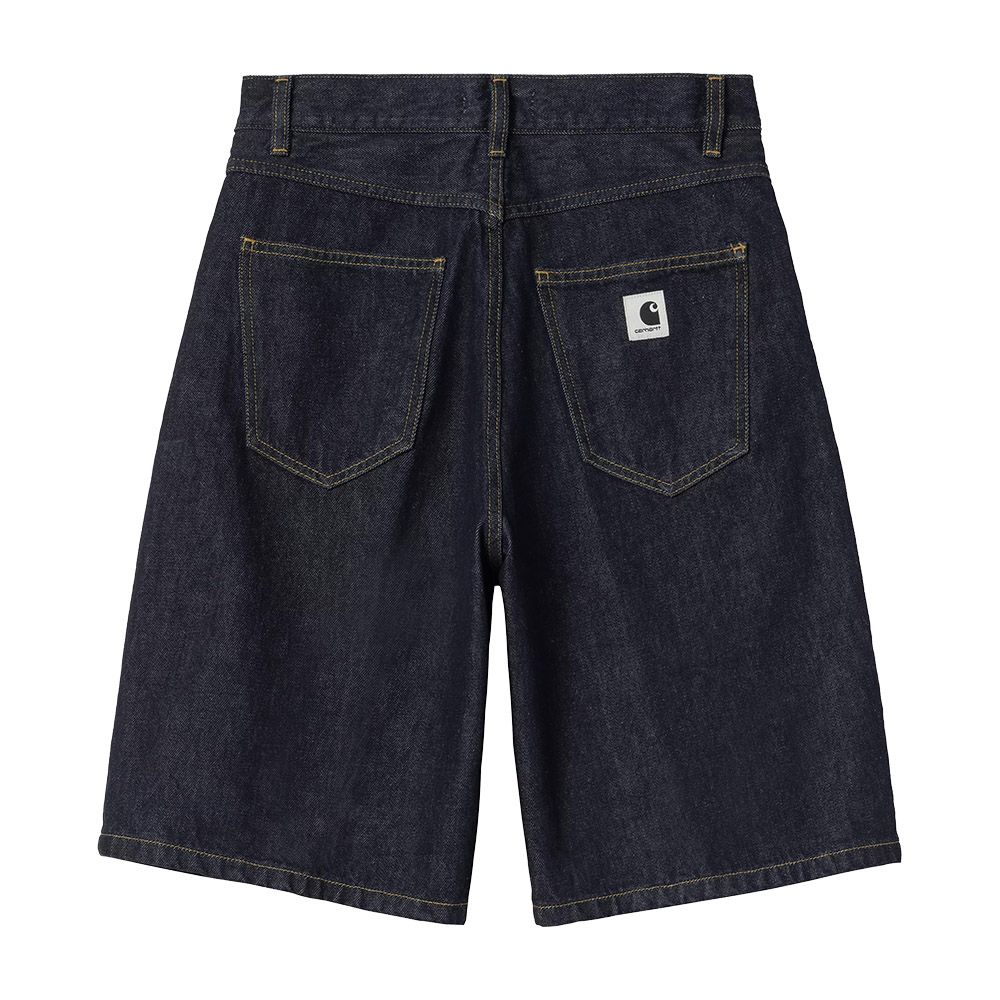 Short Carhartt WIP W' Brandon Short Blue Rinsed – vista posteriore
