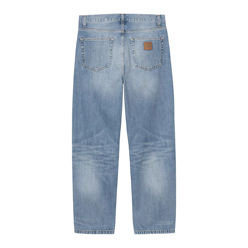 Jeans Carhartt WIP Aaron Pant Blue Burst Washed – vista posteriore