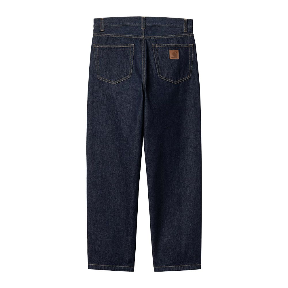 Jeans Carhartt WIP Aaron Pant Blue Rinsed – vista posteriore