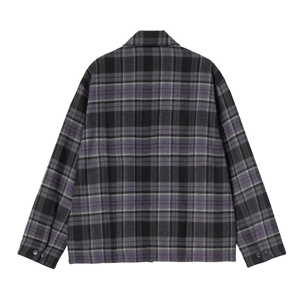 Camicia Carhartt WIP L/S Parson Shirt Parson Check / Shady Purple – vista posteriore