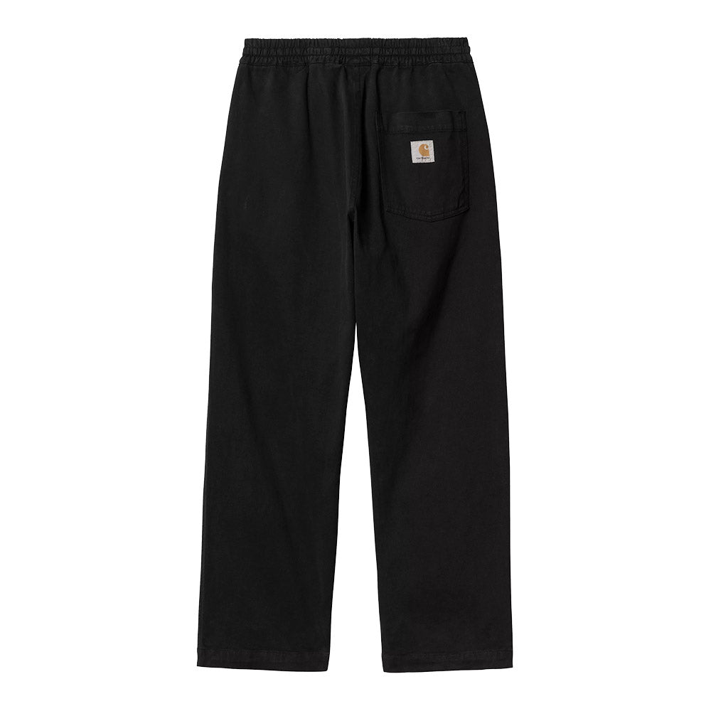Pantaloni Carhartt WIP Floyde Pant Black / Garment Dyed – vista posteriore