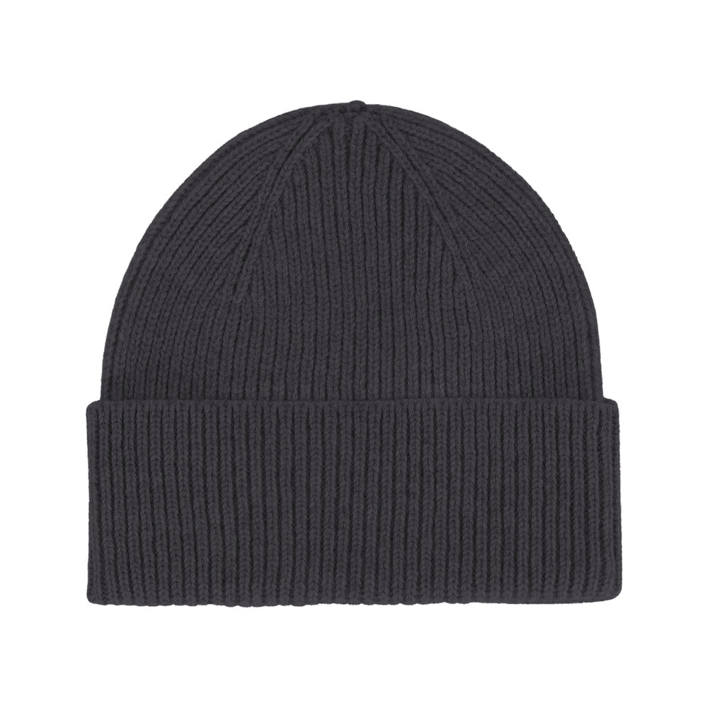 Colorful Standard Merino Wool Beanie Lava Grey – front view