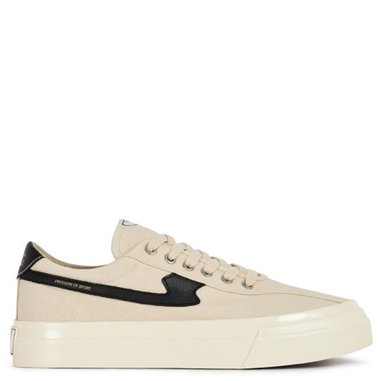 Sneaker Stepney Workers Club Dellow S-Strike Canvas Ecru/Black – vista laterale