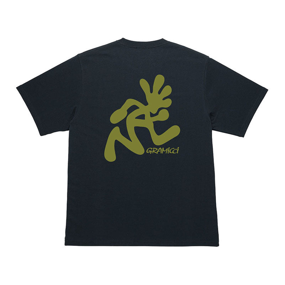 T-shirt Gramicci Running Man Tee Vintage Black – vista posteriore