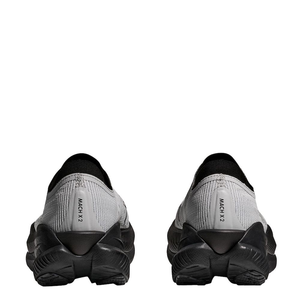 Sneaker Hoka Mach X 2 Black/Stardust – vista posteriore