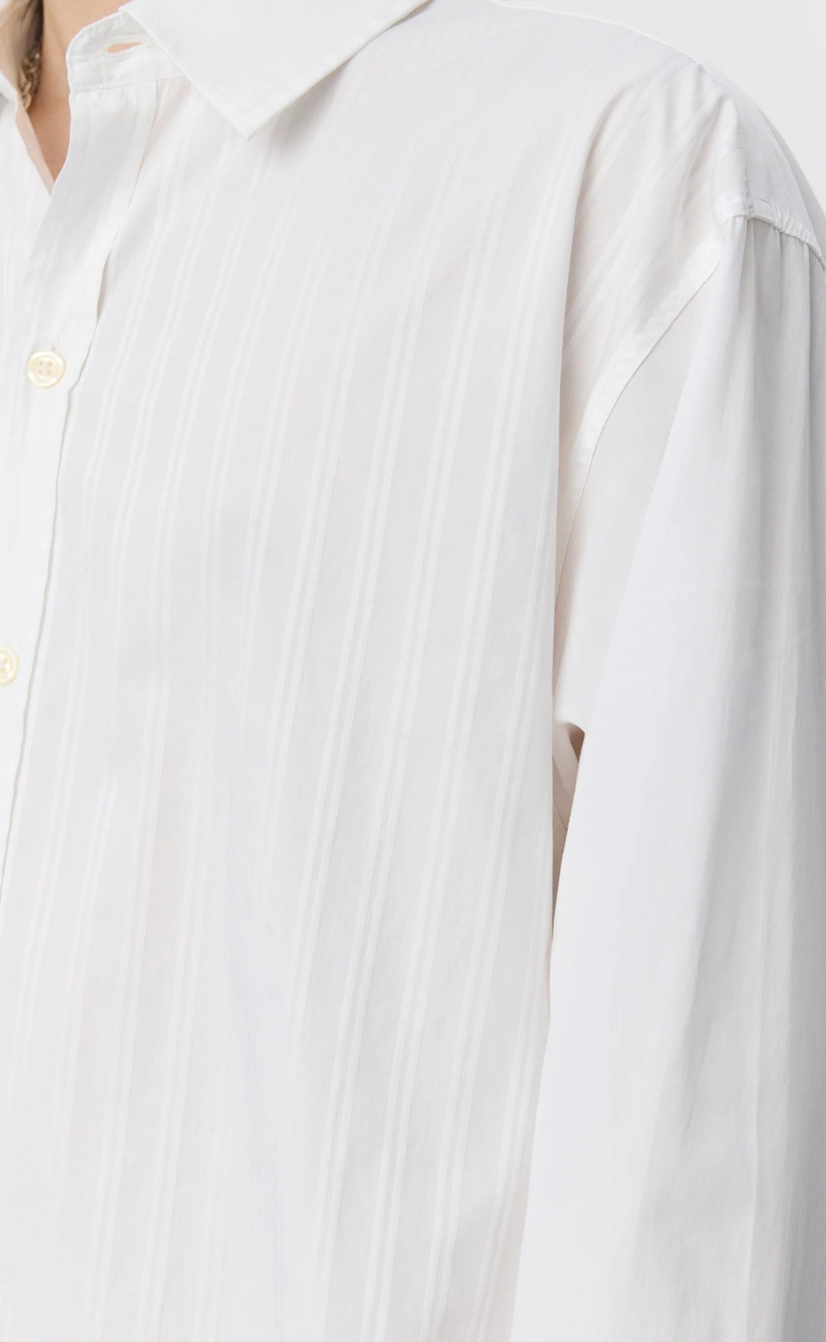 Camicia mfpen Auditorium Shirt Fancy Stripe – dettaglio del tessuto