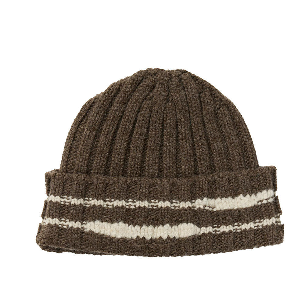 Berretto mfpen Court Beanie Espresso – vista frontale