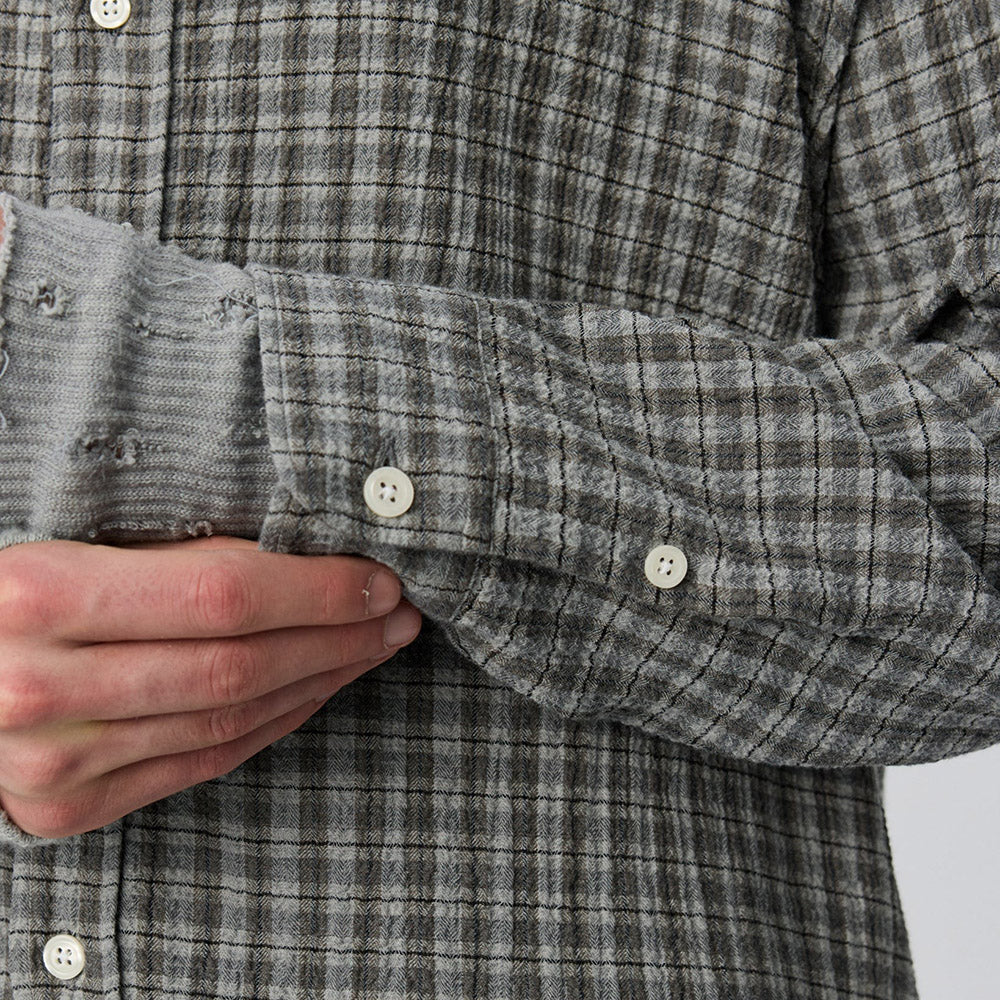 Camicia mfpen Vacation Shirt Shuffle Check – dettaglio del polsino