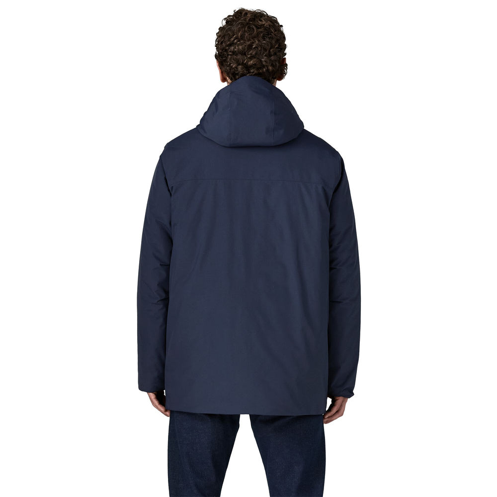 Parka Patagonia Men's Windshadow Parka New Navy – indossato vista posteriore