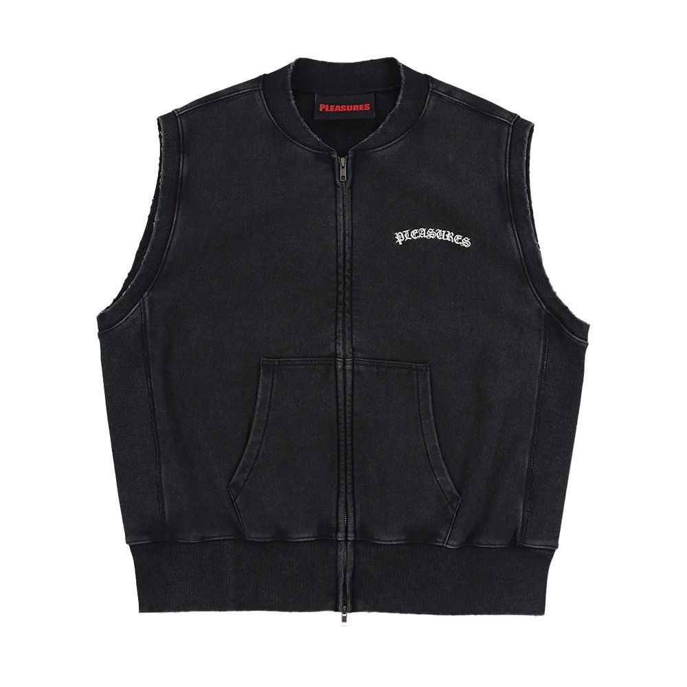 Neural Zip Vest, Faded Black