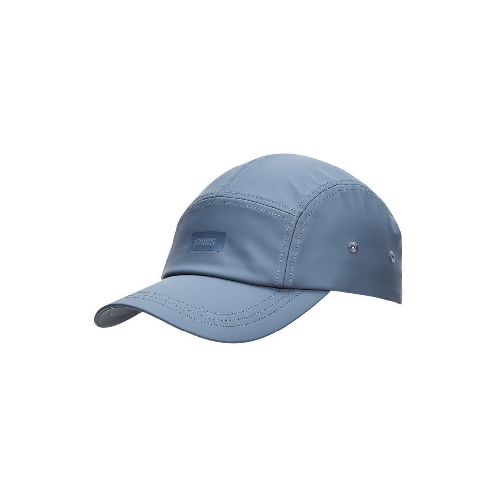 Cappellino Rains 5 Panel Cap Blue Dusk – vista di tre quarti