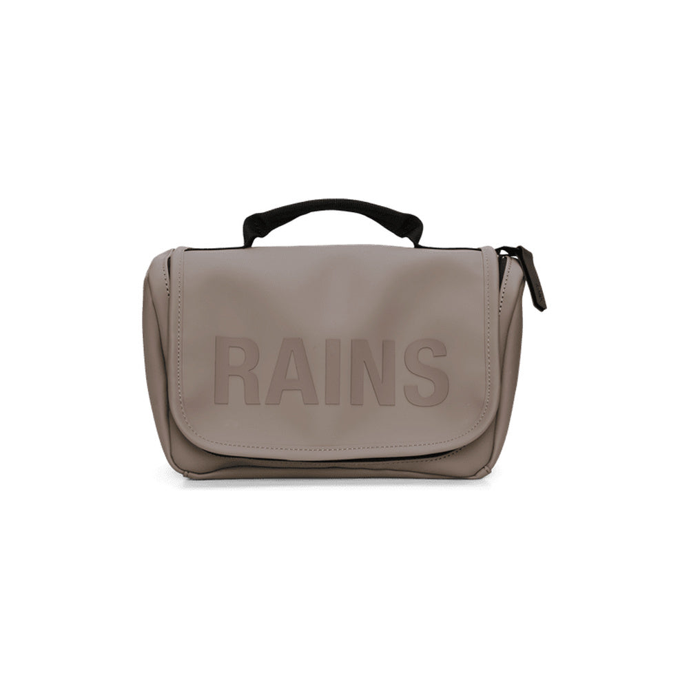Beauty case Rains Texel Wash Bag Cinder – vista frontale