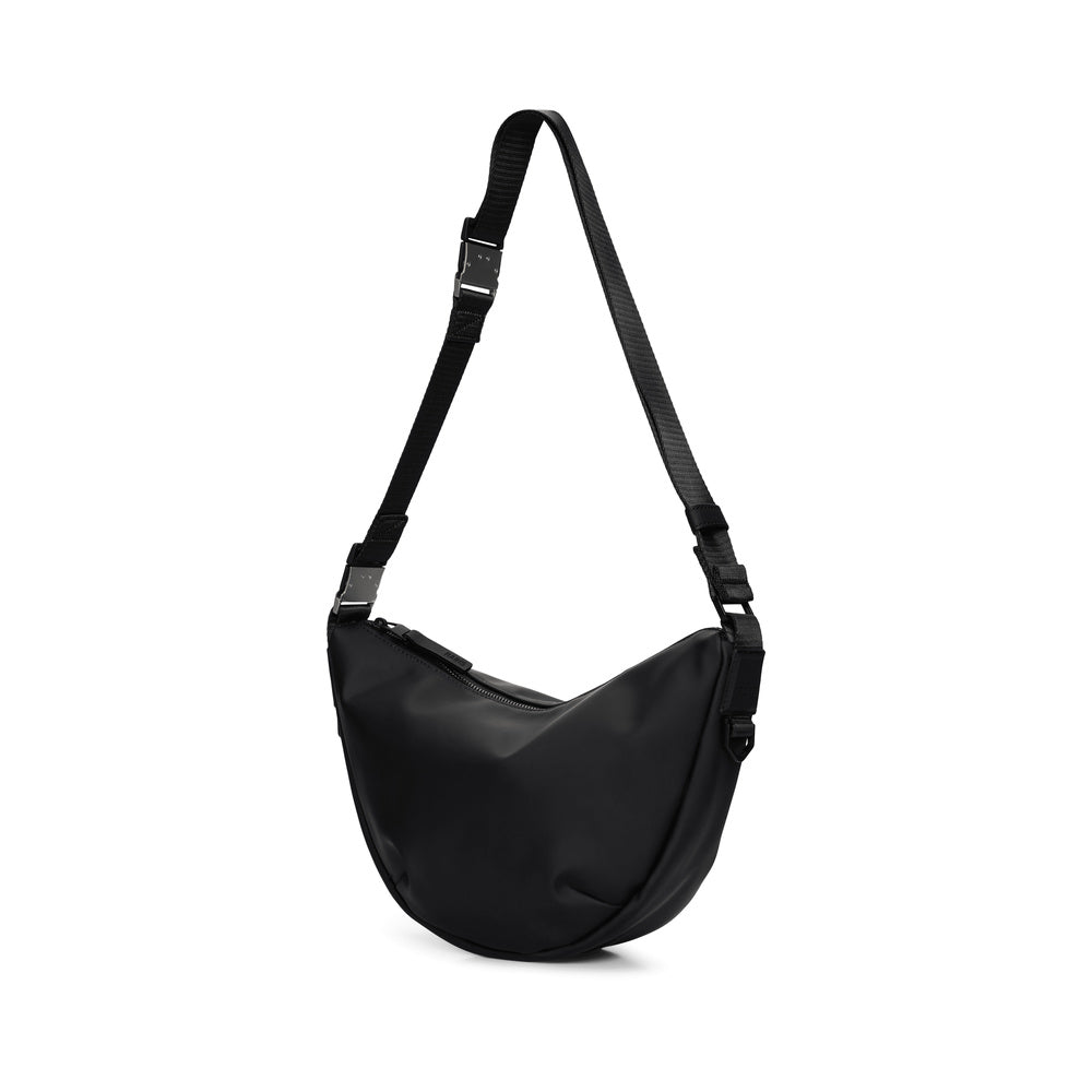Borsa a spalla Rains Valera Shoulder Bag Black – vista di tre quarti