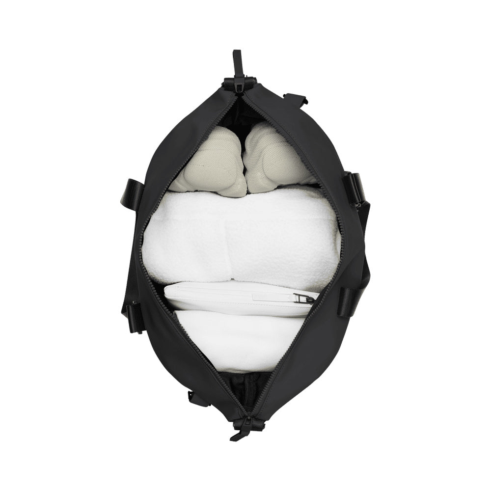 Borsa da viaggio Rains Valera Weekend Bag Small Black – vista interna