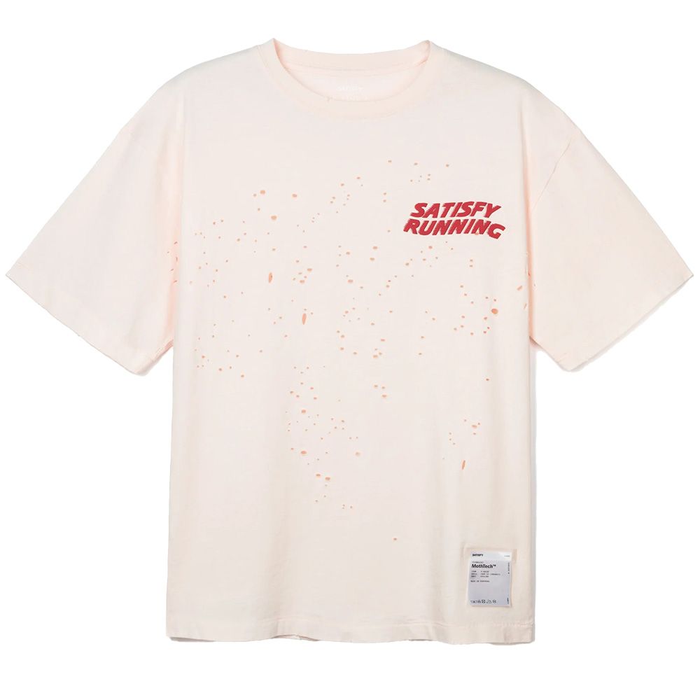 T-shirt Satisfy MothTech T-Shirt Sun Bleached Rosewater – vista frontale