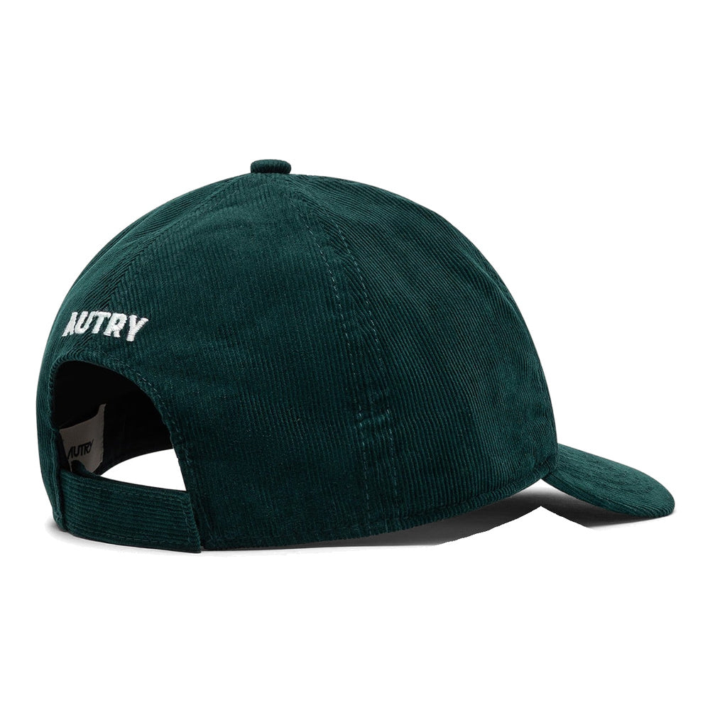 Cappellino Autry Corduroy Baseball Cap With Logo Green – vista posteriore