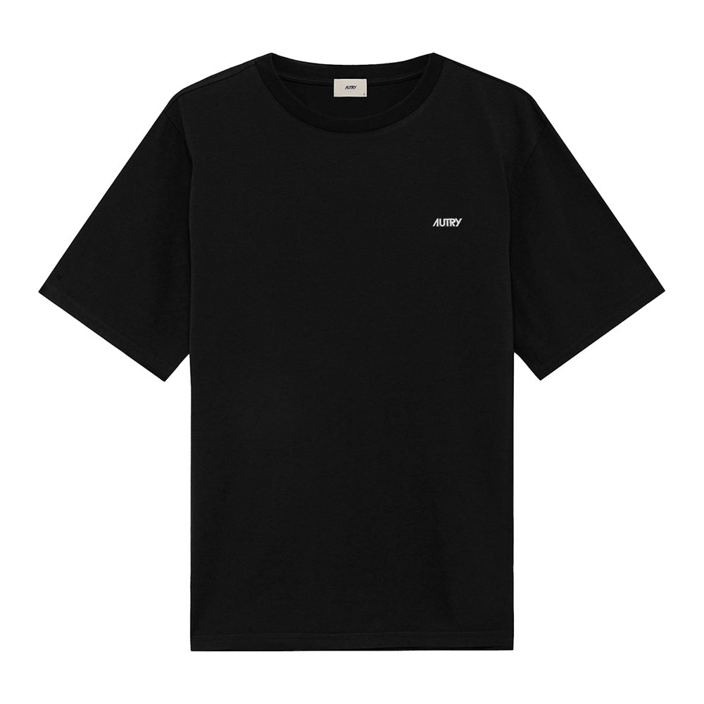 T-shirt Autry T-Shirt With Embroidered Logo For Man Black – vista frontale