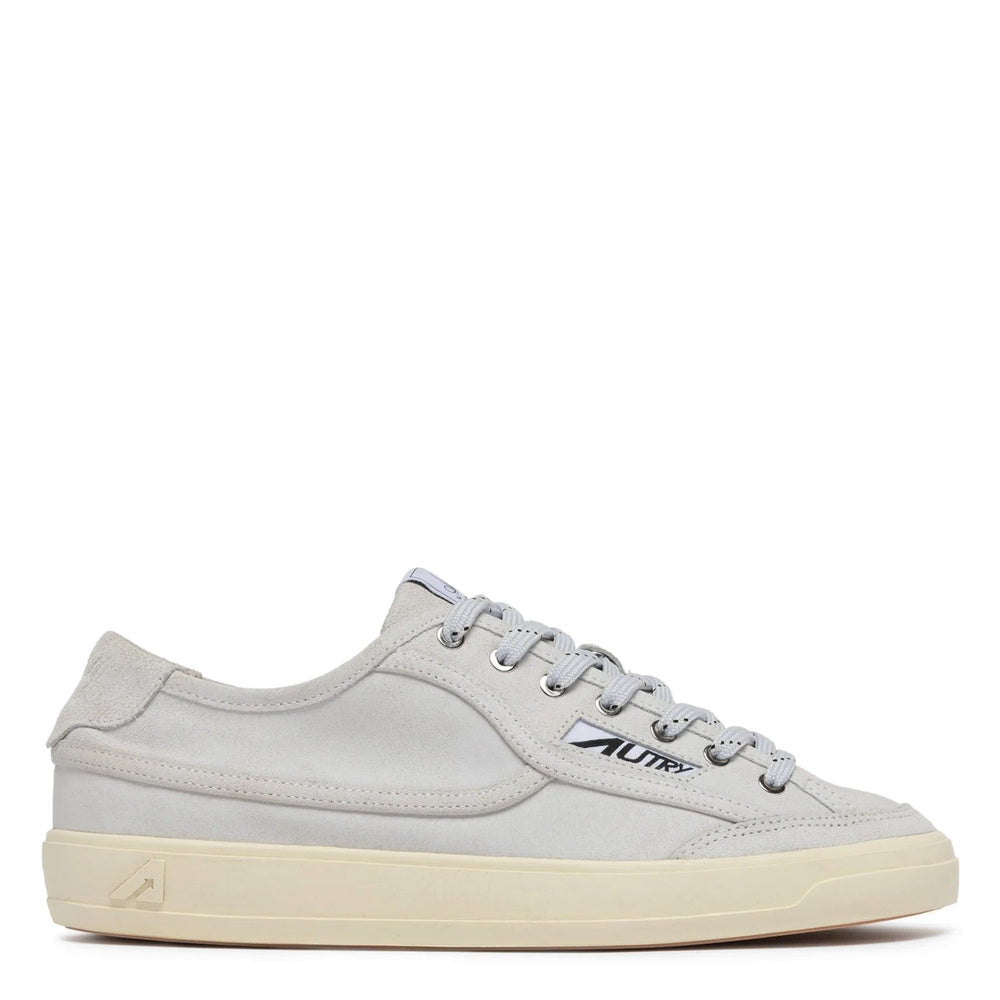 Sneaker Autry Windscape Low Man in suede bianco – vista laterale