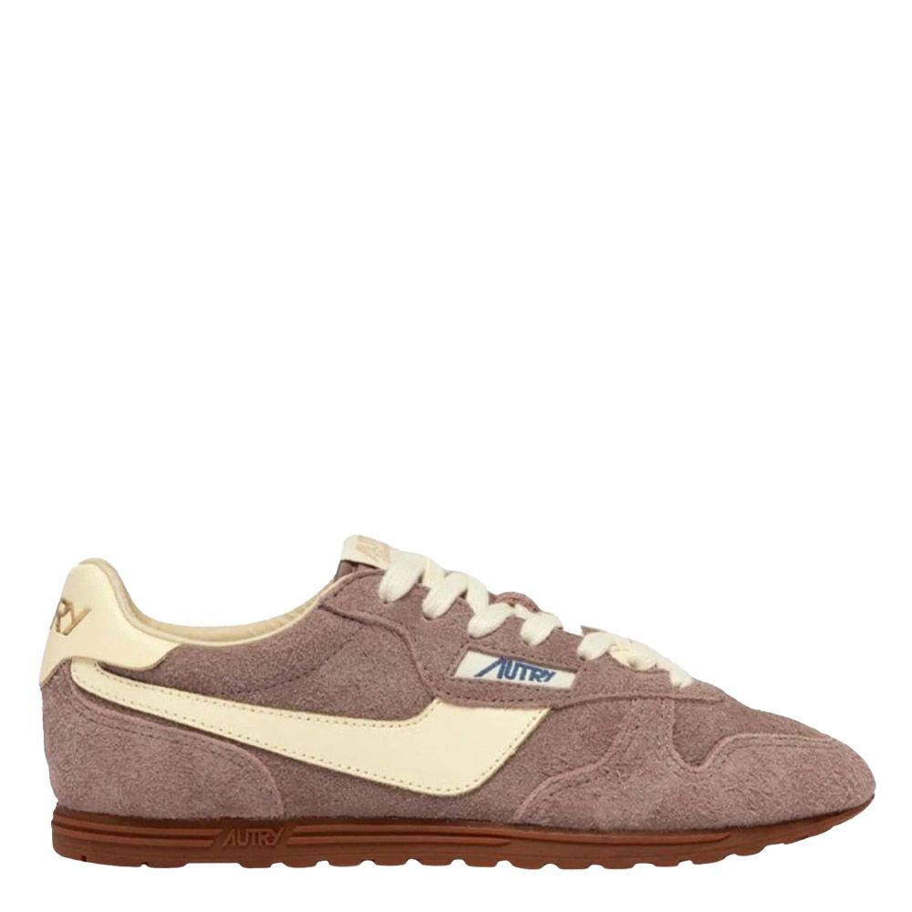 Sneaker Autry Windspin Low Woman Suede/Leather Adrose/Rutabaga – vista laterale